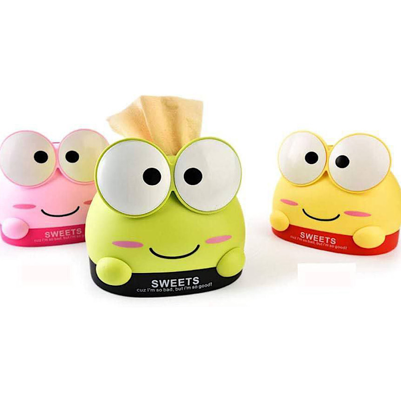 جعبه فانتزی دستمال کاغذی طرح قورباغه