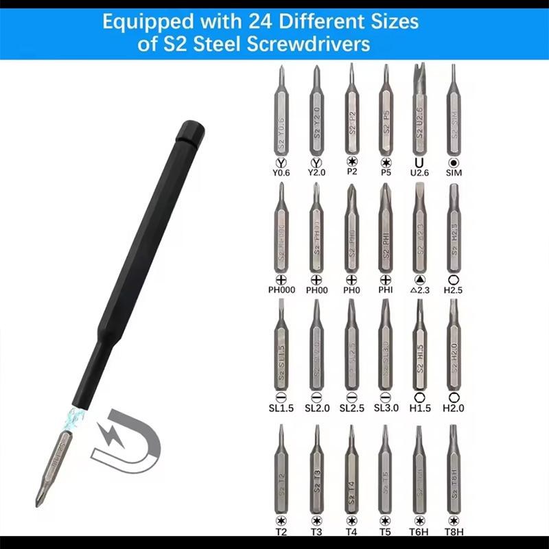 جعبه پیچ گوشتی پروفشنال مگنتی مدل 24in1