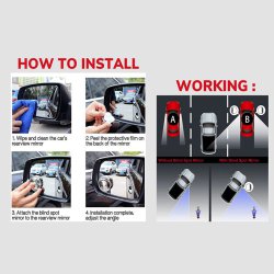 آینه محدب نقطه کور خودرو